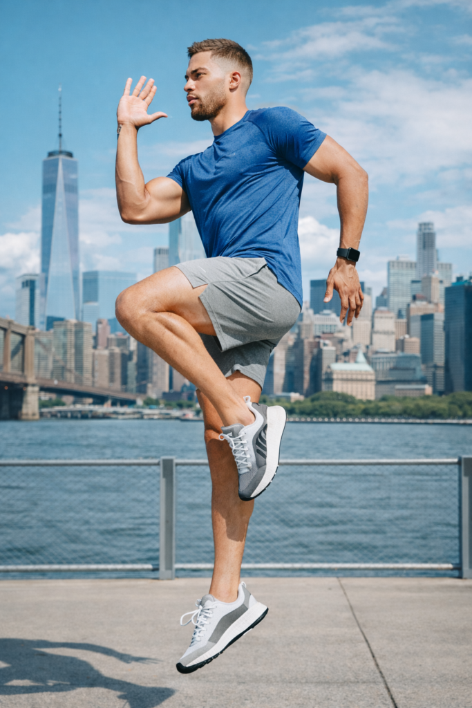 Premium quality men's sportswear. Designed for performance and comfort.