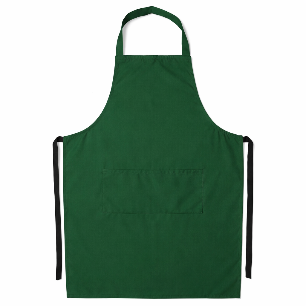 This green school apron is specially designed for girls' school uniforms in the UK. Made from durable, easy-care fabric, it provides excellent protection during cooking, art, and classroom activities.
